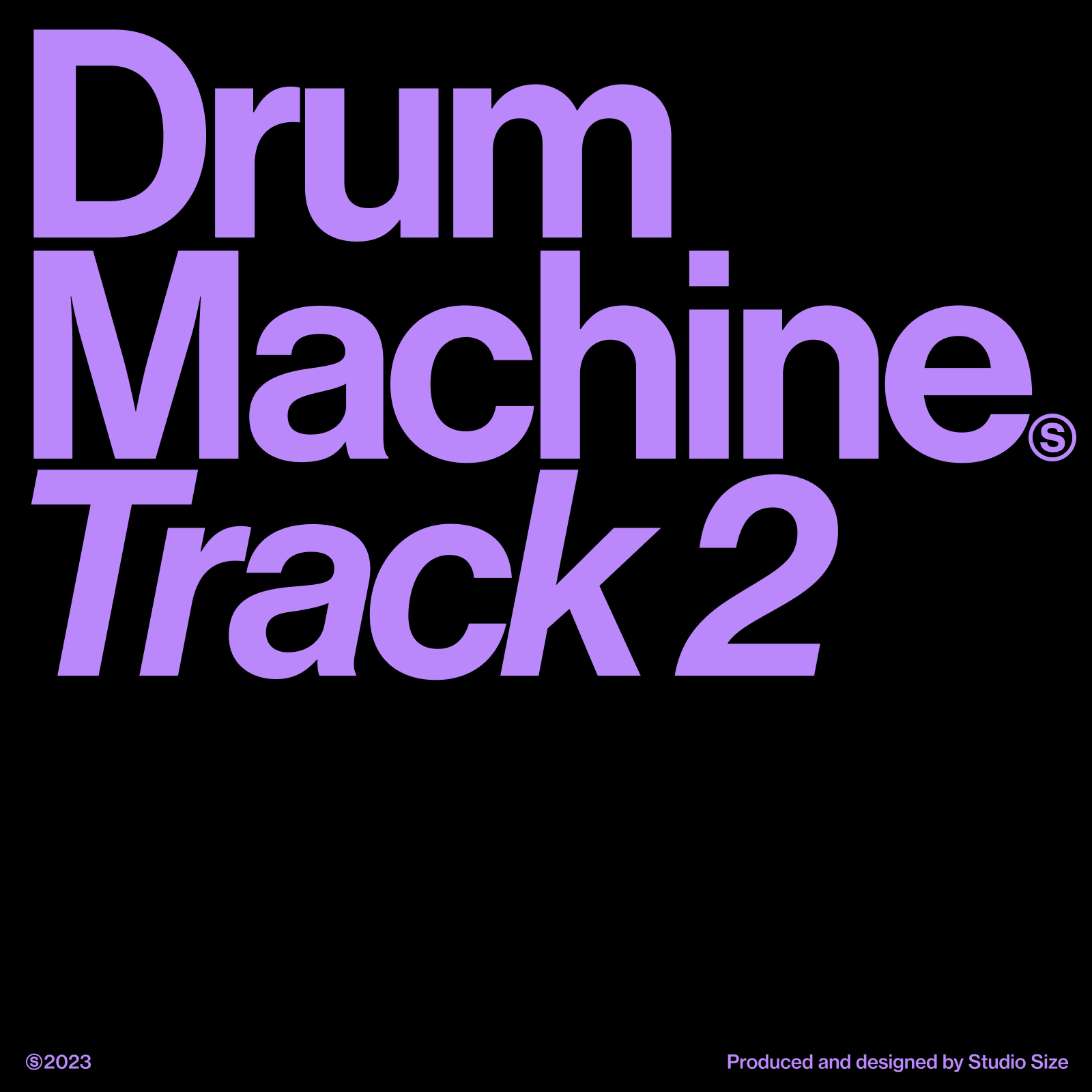 Drum Machine — Track 2 Studio Size